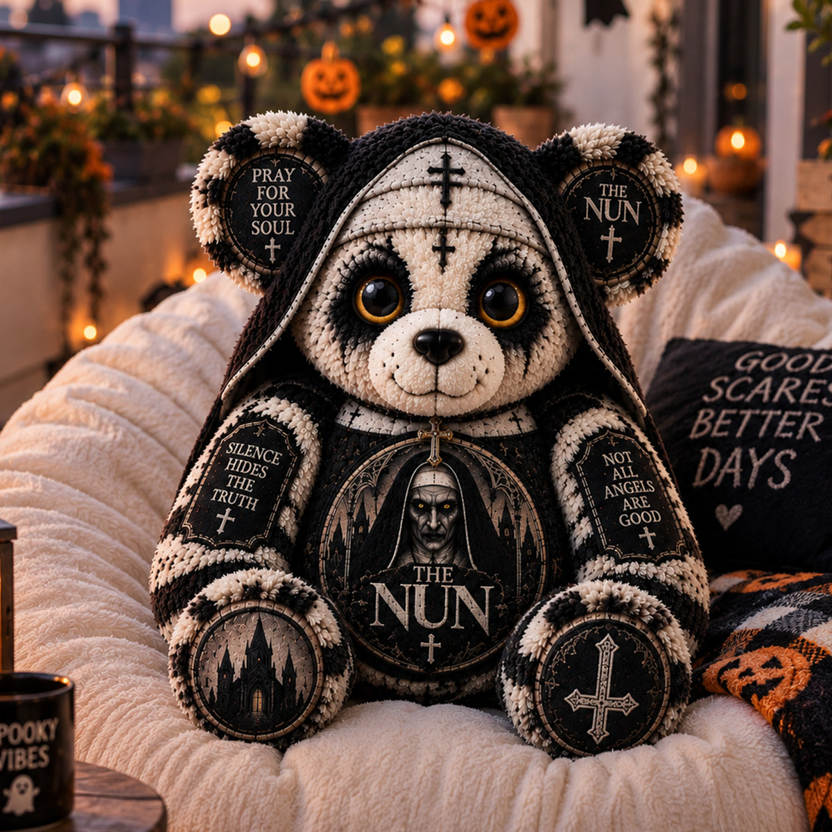 The Nun Gothic Horror Custom Shape Pillow  – Spooky Halloween Pillow