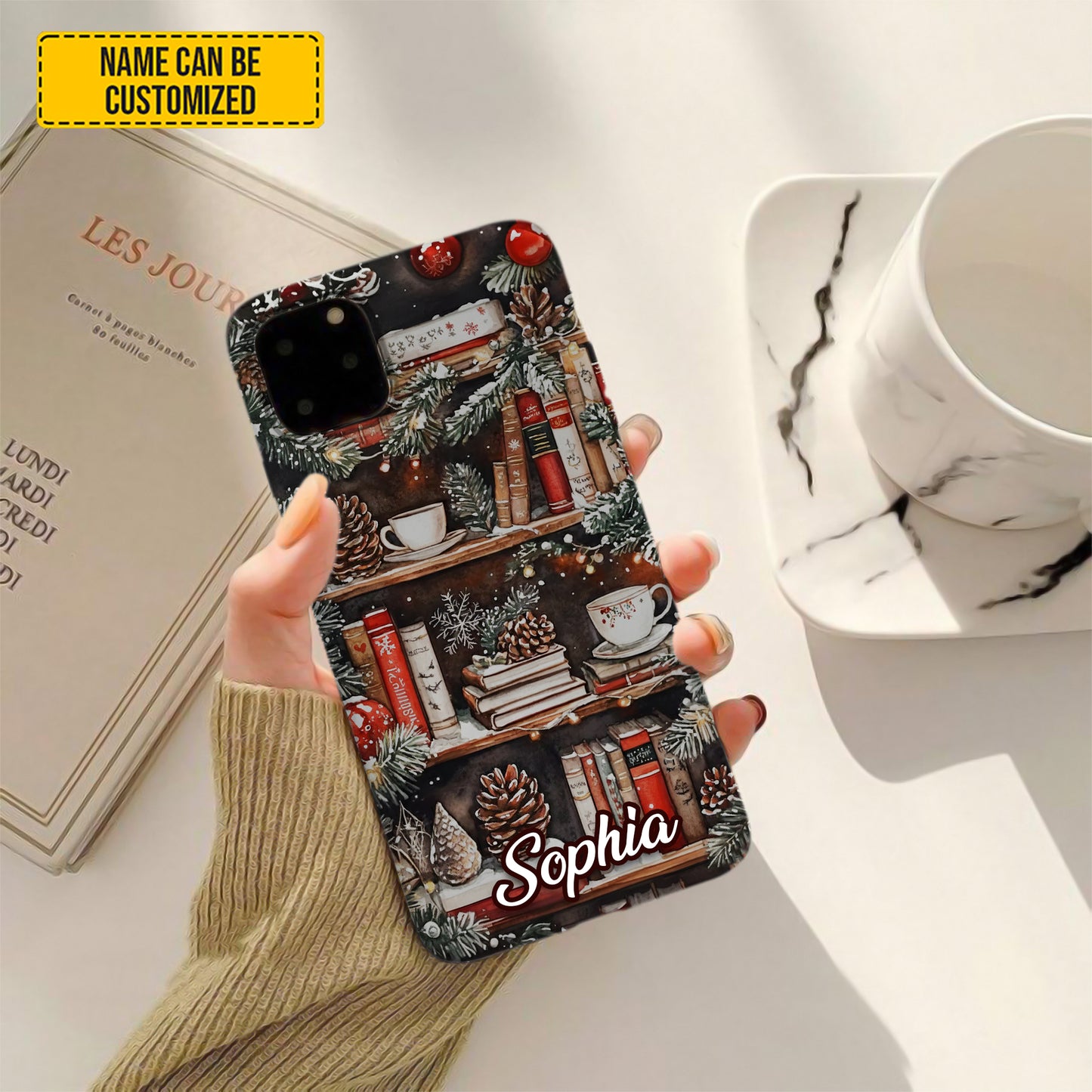 Personalized Book Christmas Phone Case