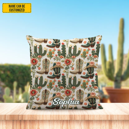 Personalized Western Pillow Cover
