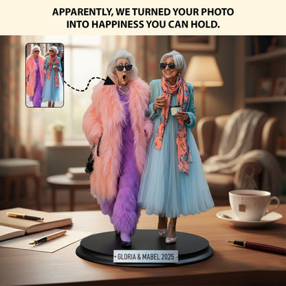 Chaos in Mini Form – Personalized Funny Photo Acrylic Plaque