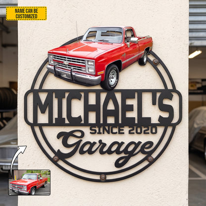 Personalized Custom Photo Classic Car Metal Sign Collection