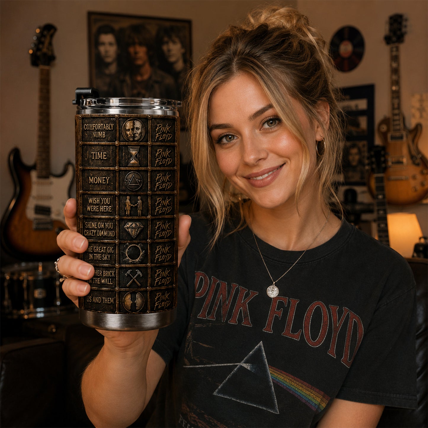 Classic Rock Memories – Vintage Pink Floyd Tumbler Version 20