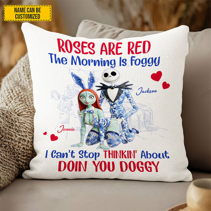 The Morning Is Foggy - Personalized Couple Pillow