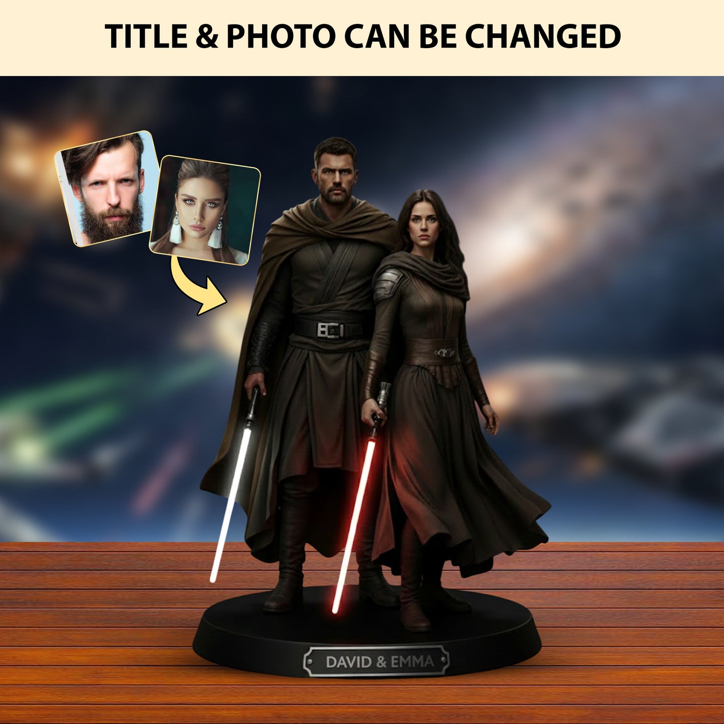 Couple Force – Custom Photo Acrylic Plaque