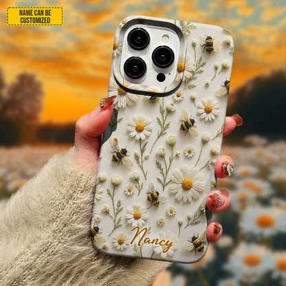 Daisy Bee Bloom – Personalized Phone Case
