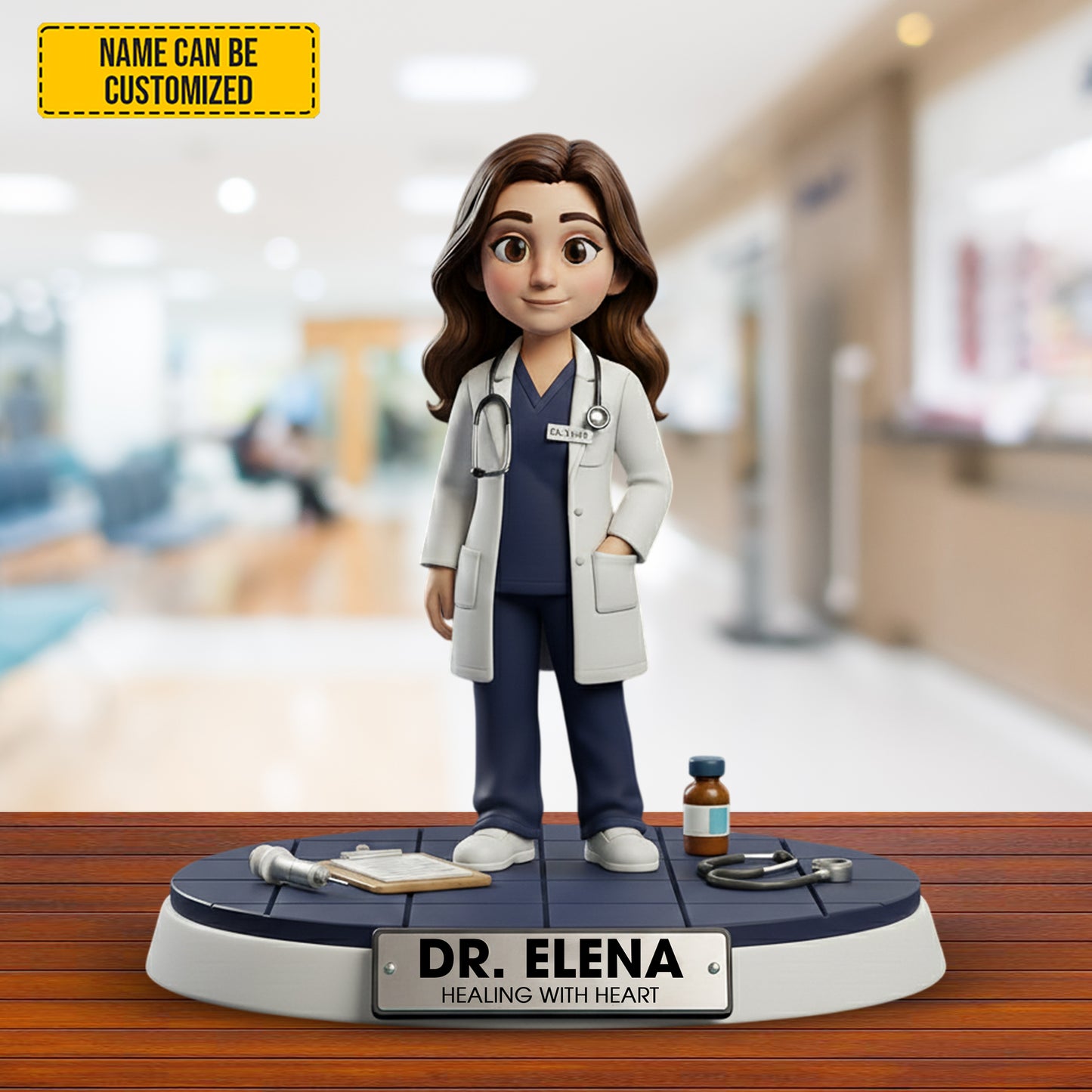 Doctor Heart – Personalized Acrylic Plaque