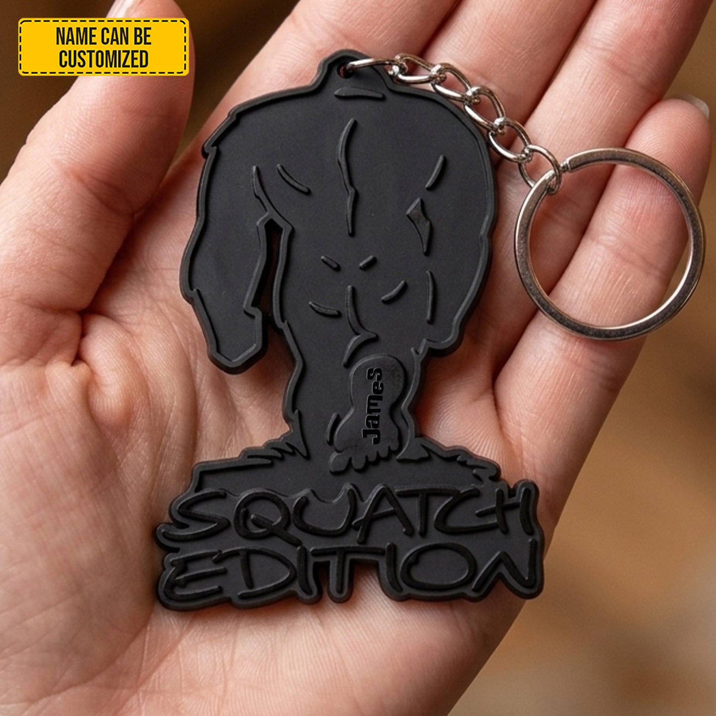 Personalized Squatch Edition Keychain