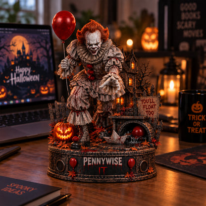 Pennywise Derry Nightmare – Collectible Acrylic Plaque Table Decor