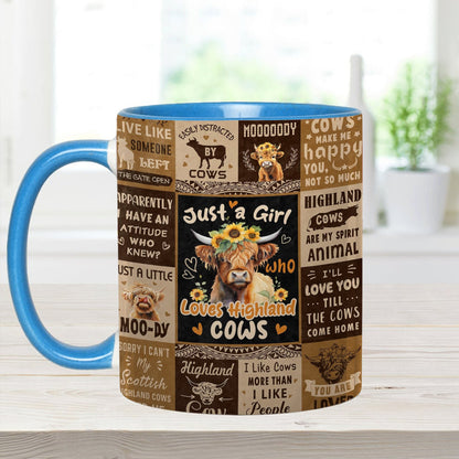 Love Cows - Adorable Cow Collage Accent Mug