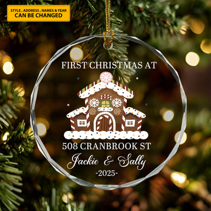 Couple Glass Ornament - Personalized Gifts For Couple Glass Ornament