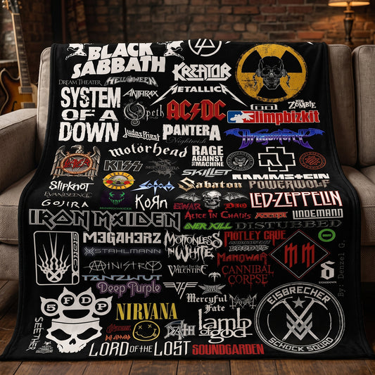 Rock Lovers - Classic Rock Legends Blanket Version 1
