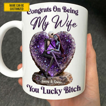 Being My Wife - Personalized Couple White Mug