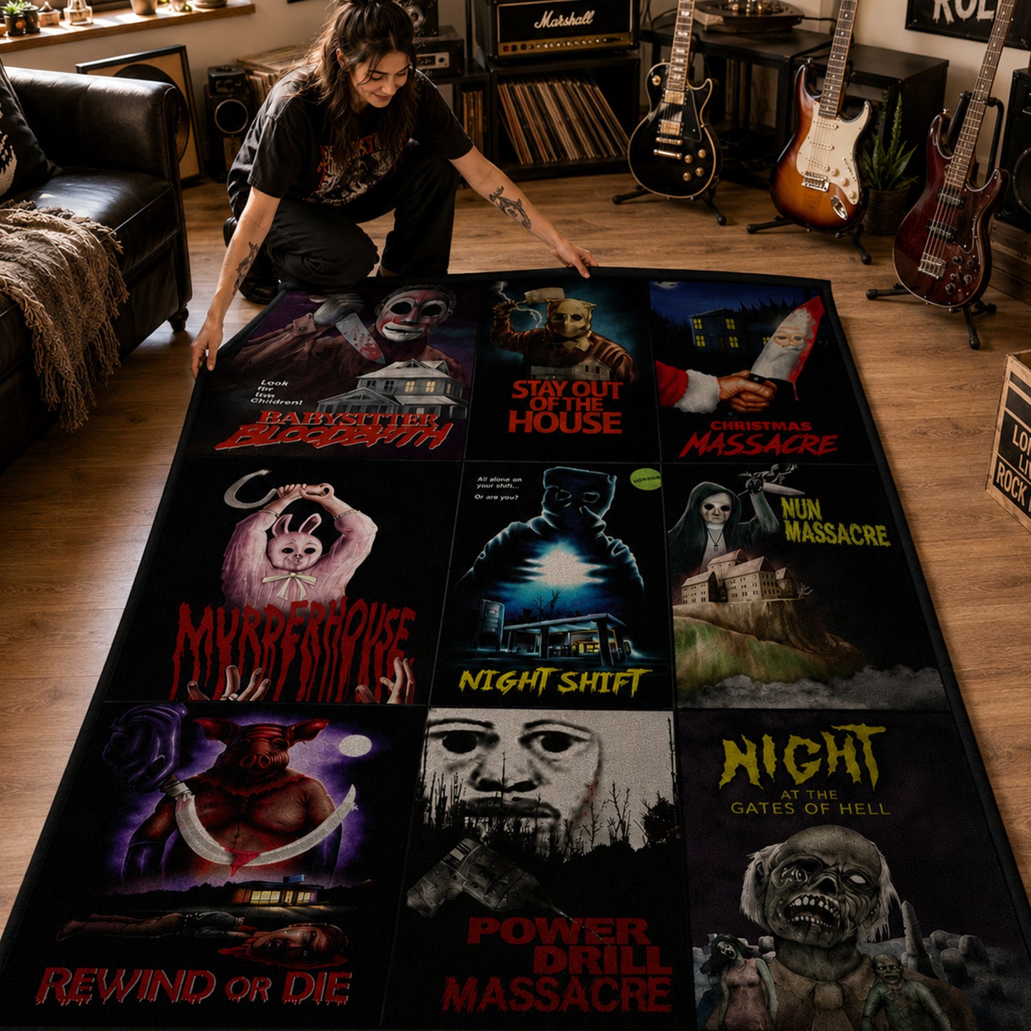 Horror Area Rug