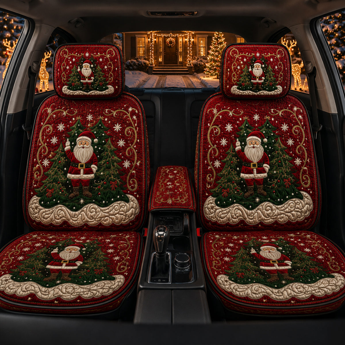 Santa’s Christmas Magic – Christmas Car Seat Covers