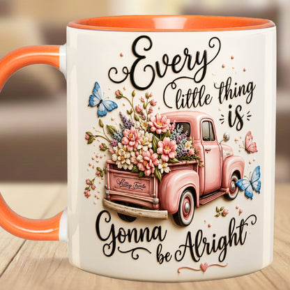 Every Little Thing Is Gonna Be Alright - Truck Accent Mug