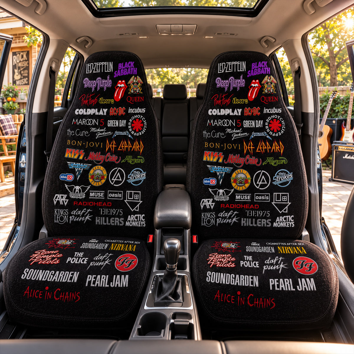 Rock Legends – Rock Lovers Car Seat Covers Version 2