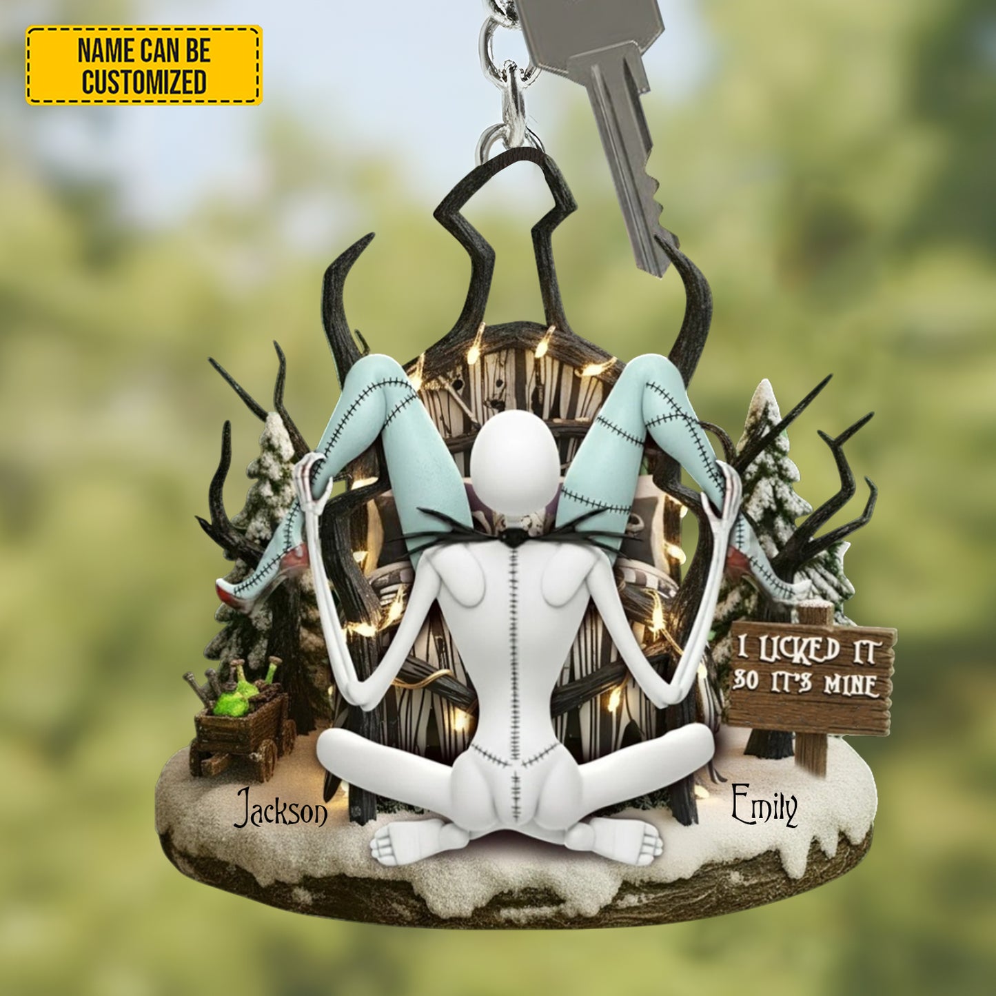 Personalized Funny Couple Keychain