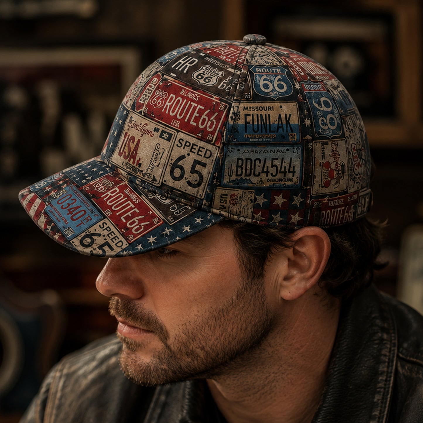 Vintage Route 66 Classic Cap