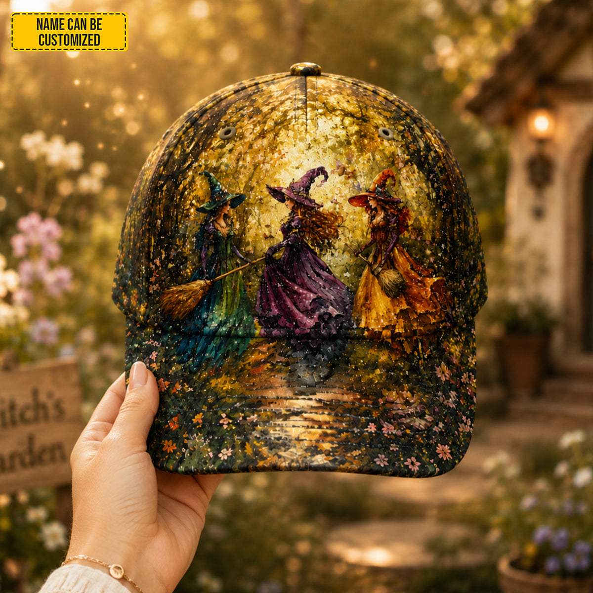 Personalized Witches In Forest Classic Cap