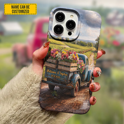 Personalized Couple Vintage Truck Phone Case