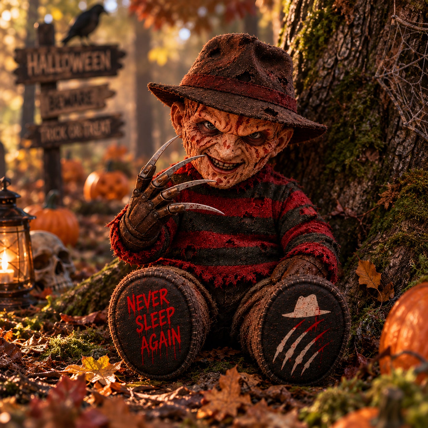 Freddy Krueger Horror Custom Shape Pillow – Creepy Halloween Collector Gift