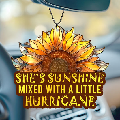 She’s Sunshine – Sunflower Car Hanging Ornament