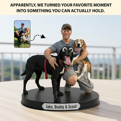Chaos in Mini Form – Personalized Funny Photo Acrylic Plaque