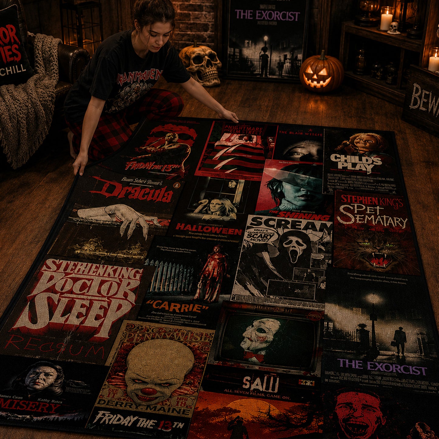 Horror Area Rug Version 2