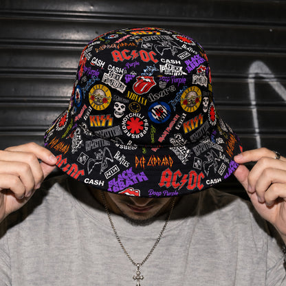 Classic Rock All Over Bucket Hat Version 4
