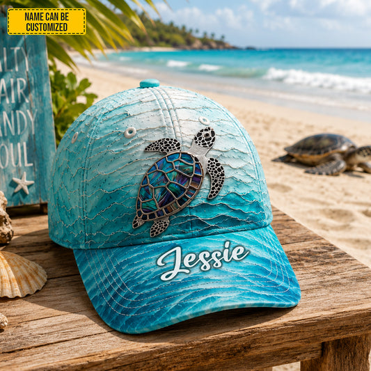 Personalized Sea Turtle Classic Cap