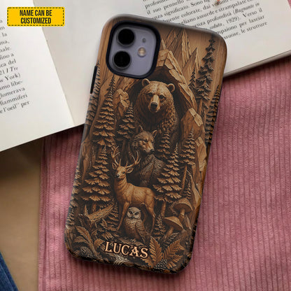 Mountain Forest Animals – Personalized Phone Case