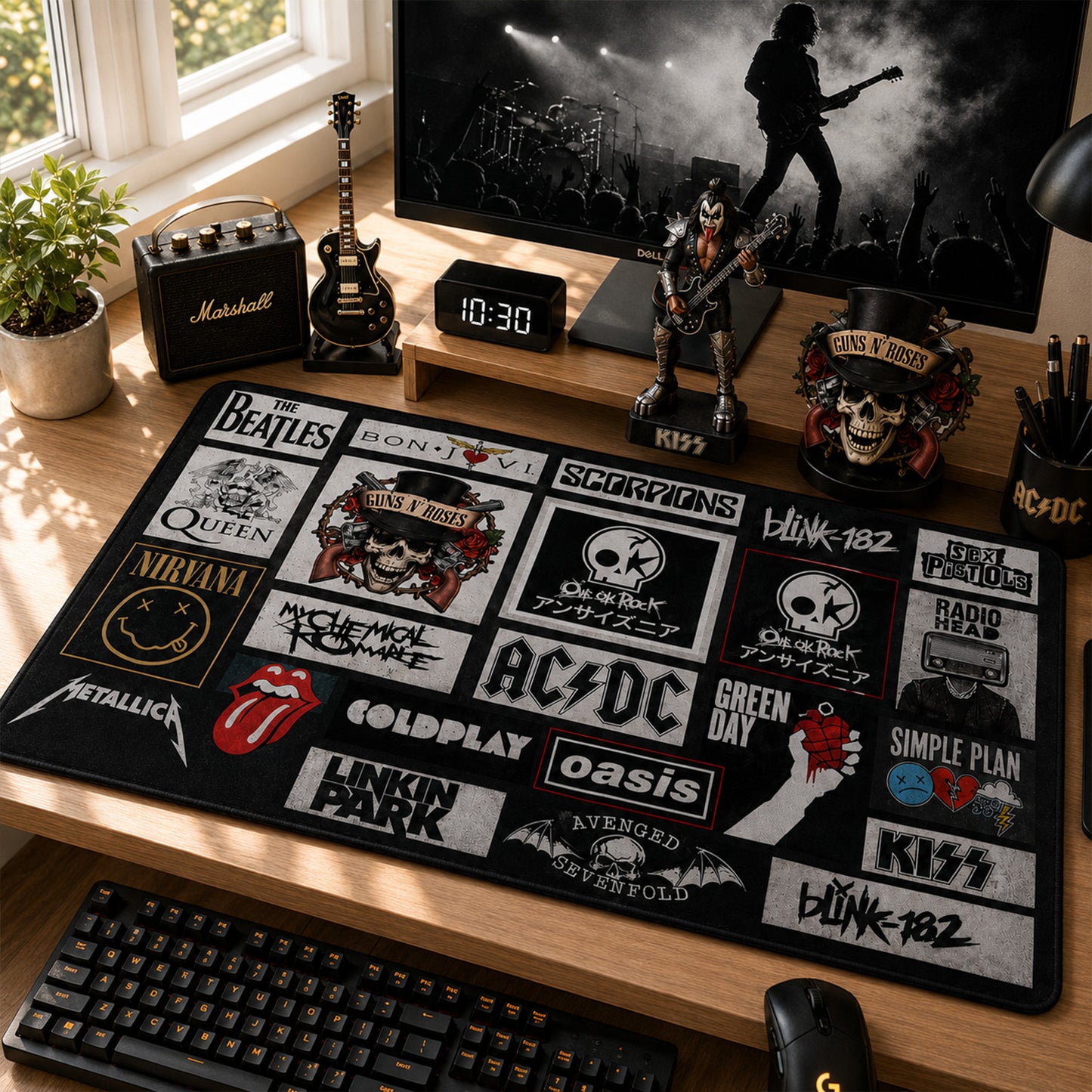 Rock Lovers – Classic Rock Legends Editions Desk Mat Version 4