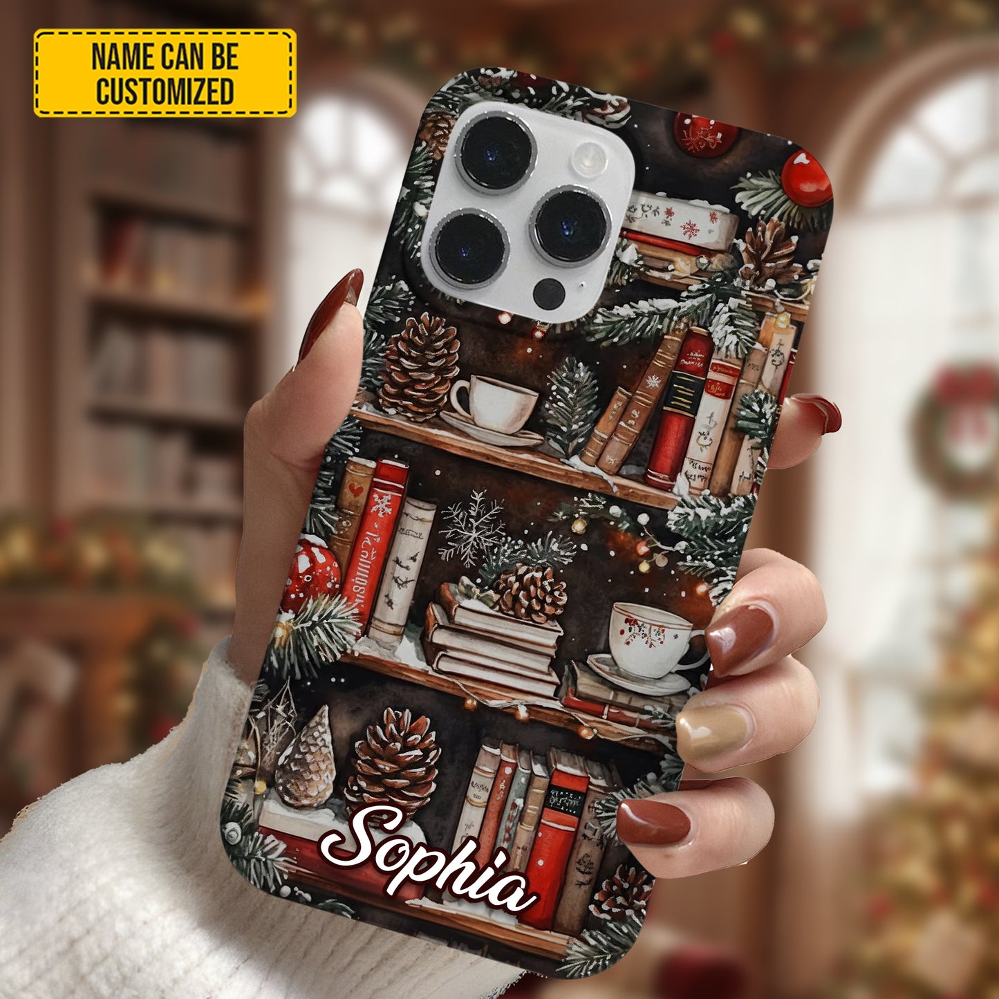 Personalized Book Christmas Phone Case