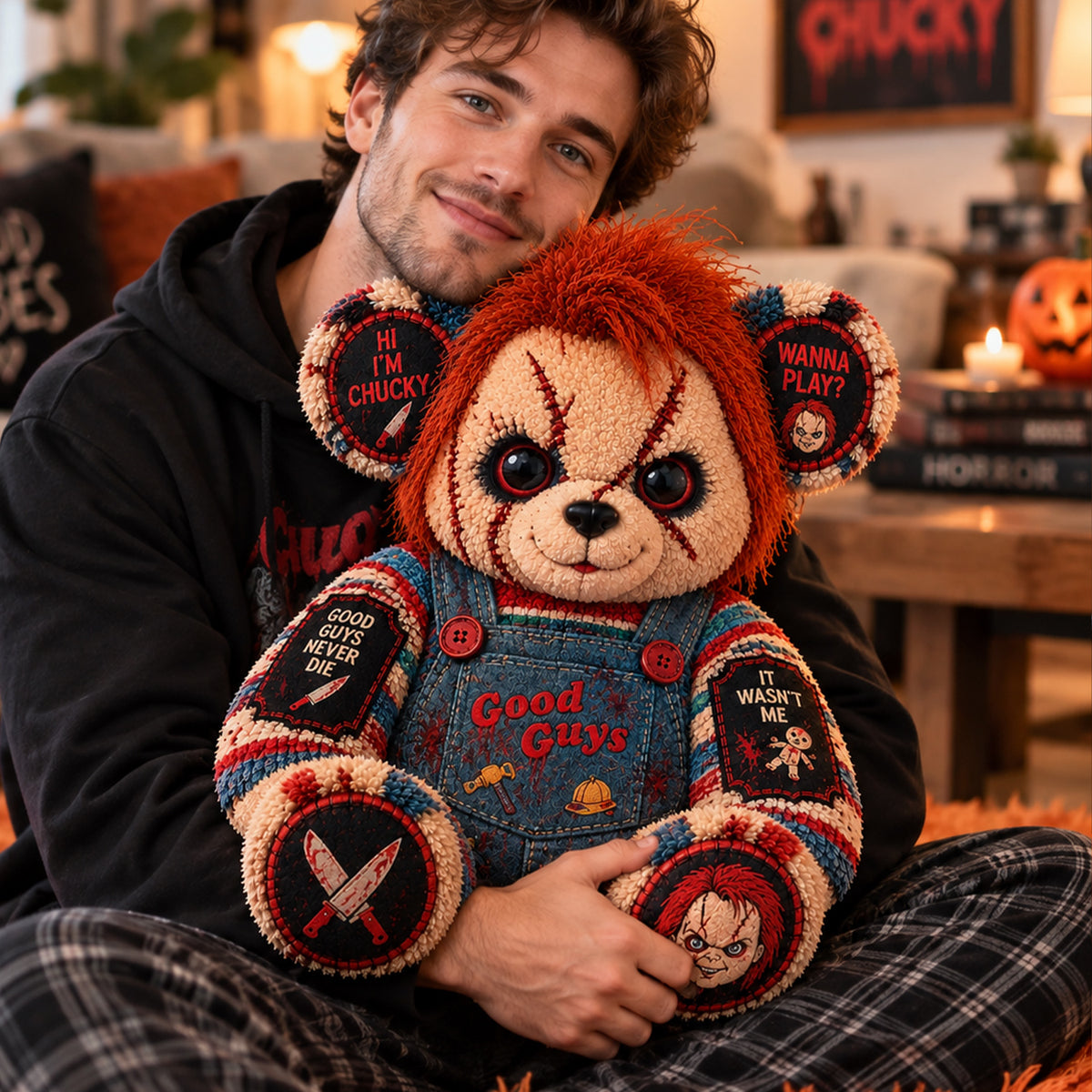 Chucky Good Guys Horror Custom Shape Pillow – Spooky Halloween Pillow