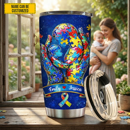 Personalized Autism Awareness Tumbler
