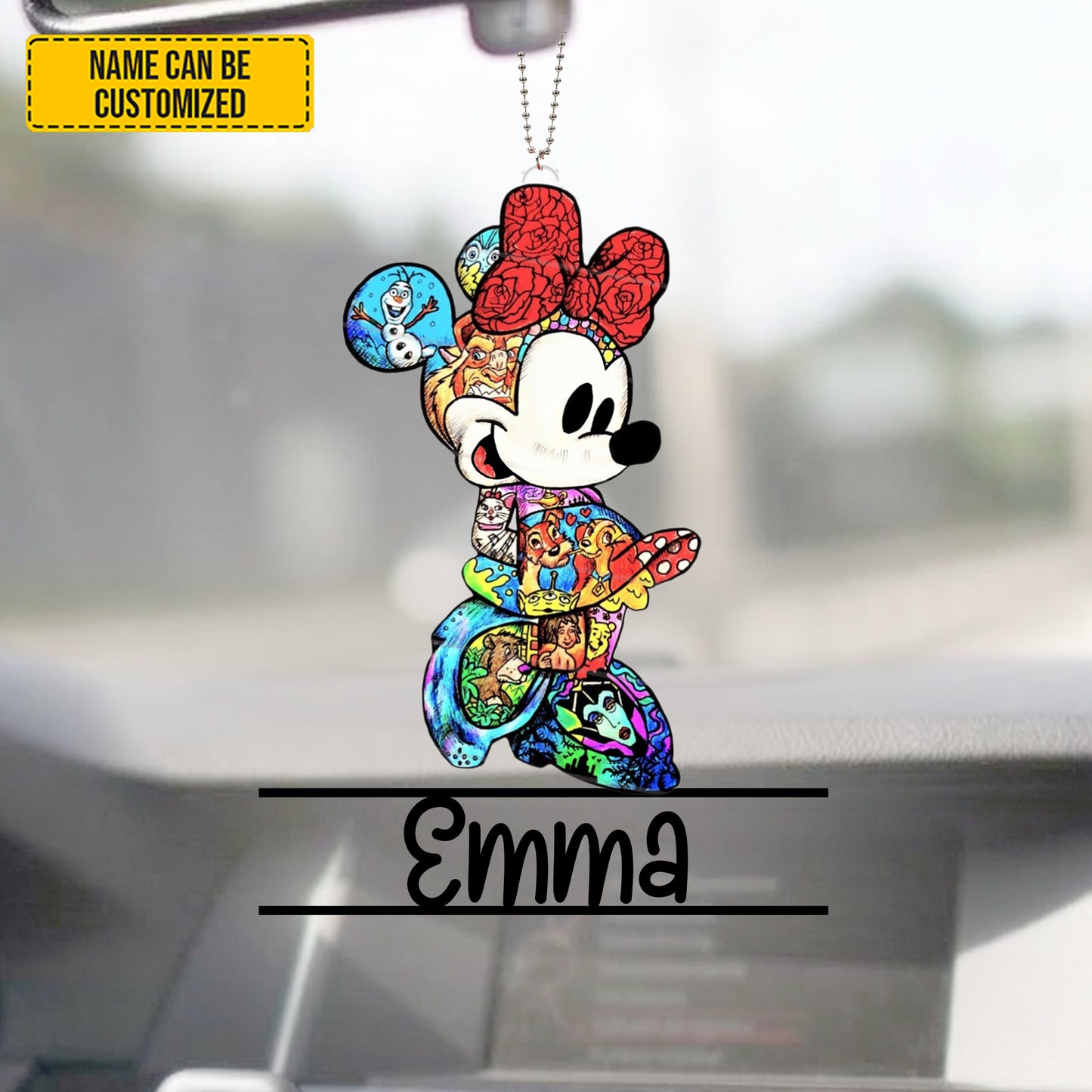 Personalized Cute Couple Car Hanging Ornament