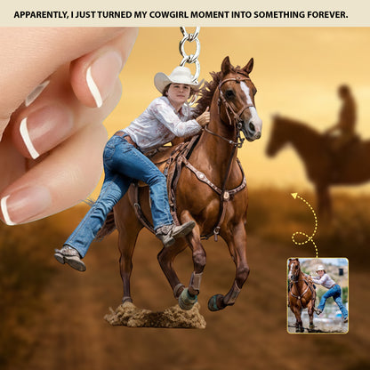 Rider Legend - Personalized Western Keychain
