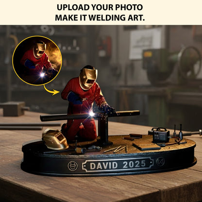 Forge Master – Personalized Welding Acrylic Plaque