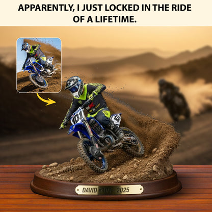 Moto Legend – Personalized Motocross Acrylic Plaque