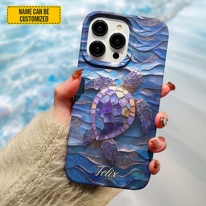 Ocean Turtle - Personalized Turtle Phone Case