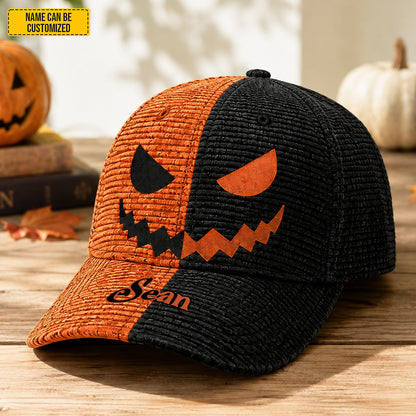 Halloween Horror Pumpkin Classic Cap Version 9