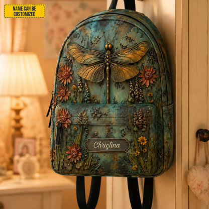 Personalized Dragonfly Backpack - Kids Backpack