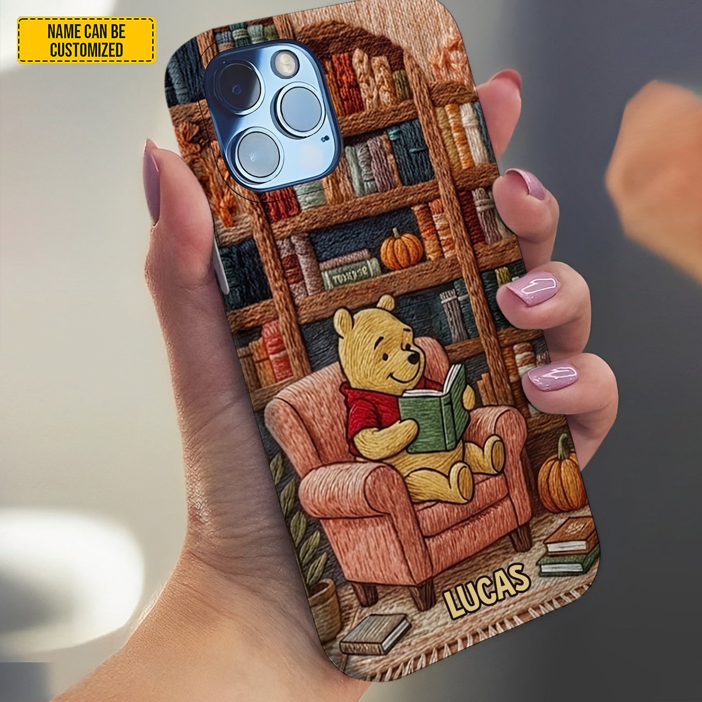 Storytime Bear – Personalized Phone Case