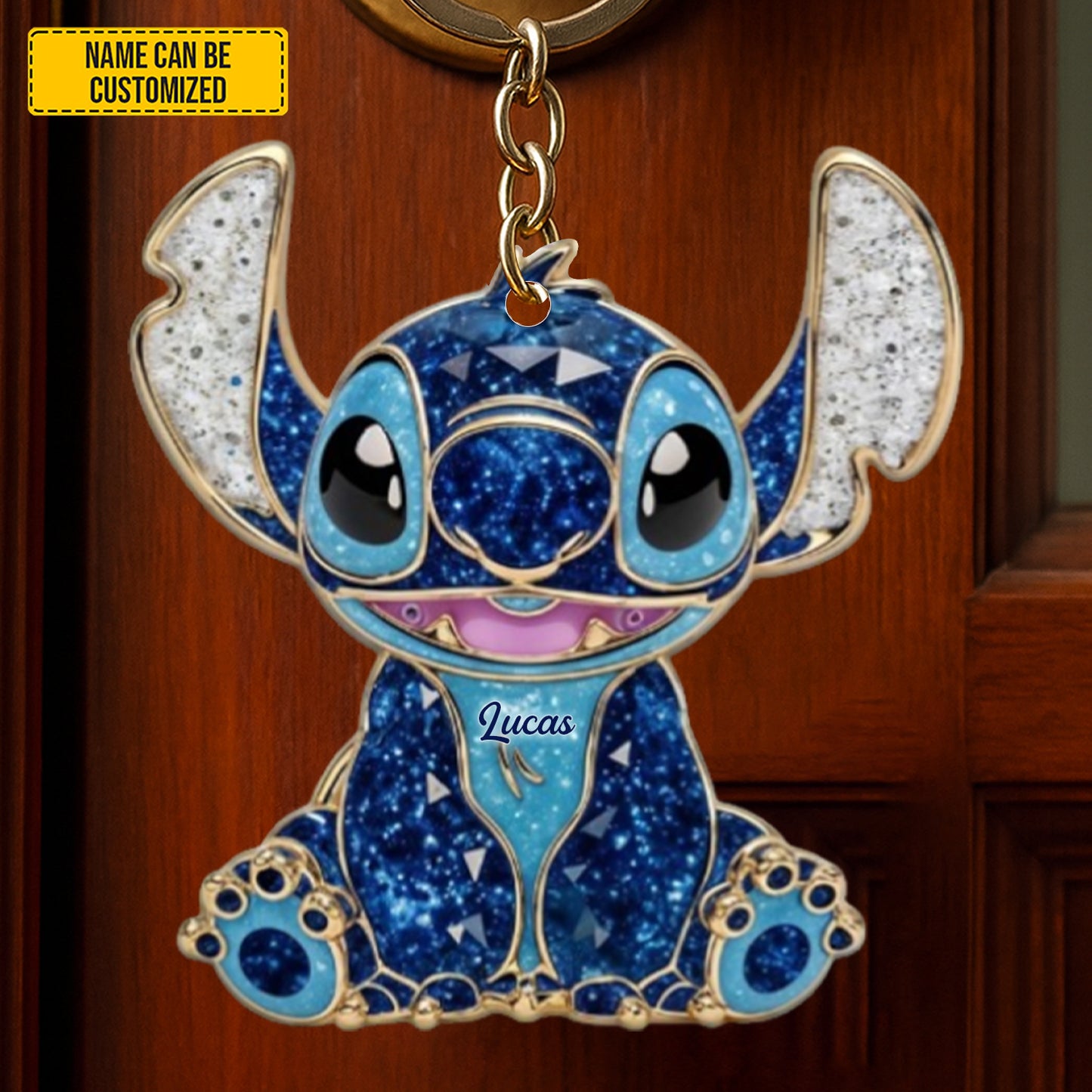 Personalized Cute Ohana Keychain