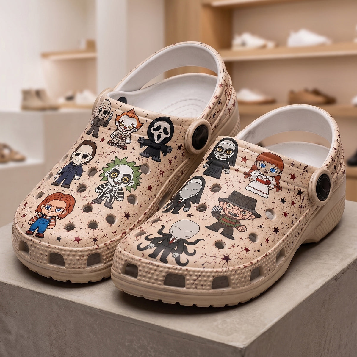 Cute Horror Halloween Crocs Version 2