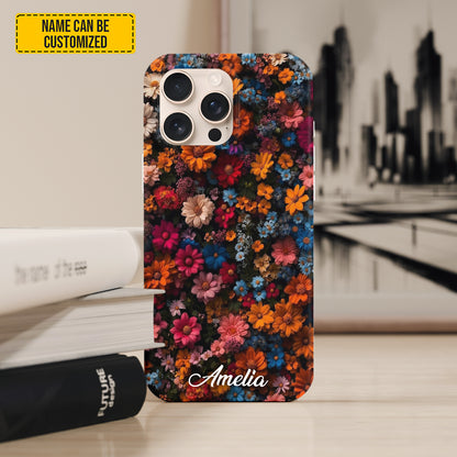 Personalized Flower Phone Case