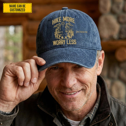 The 'Wanderlust' Heritage - Personalized Vintage Distressed Denim Cap