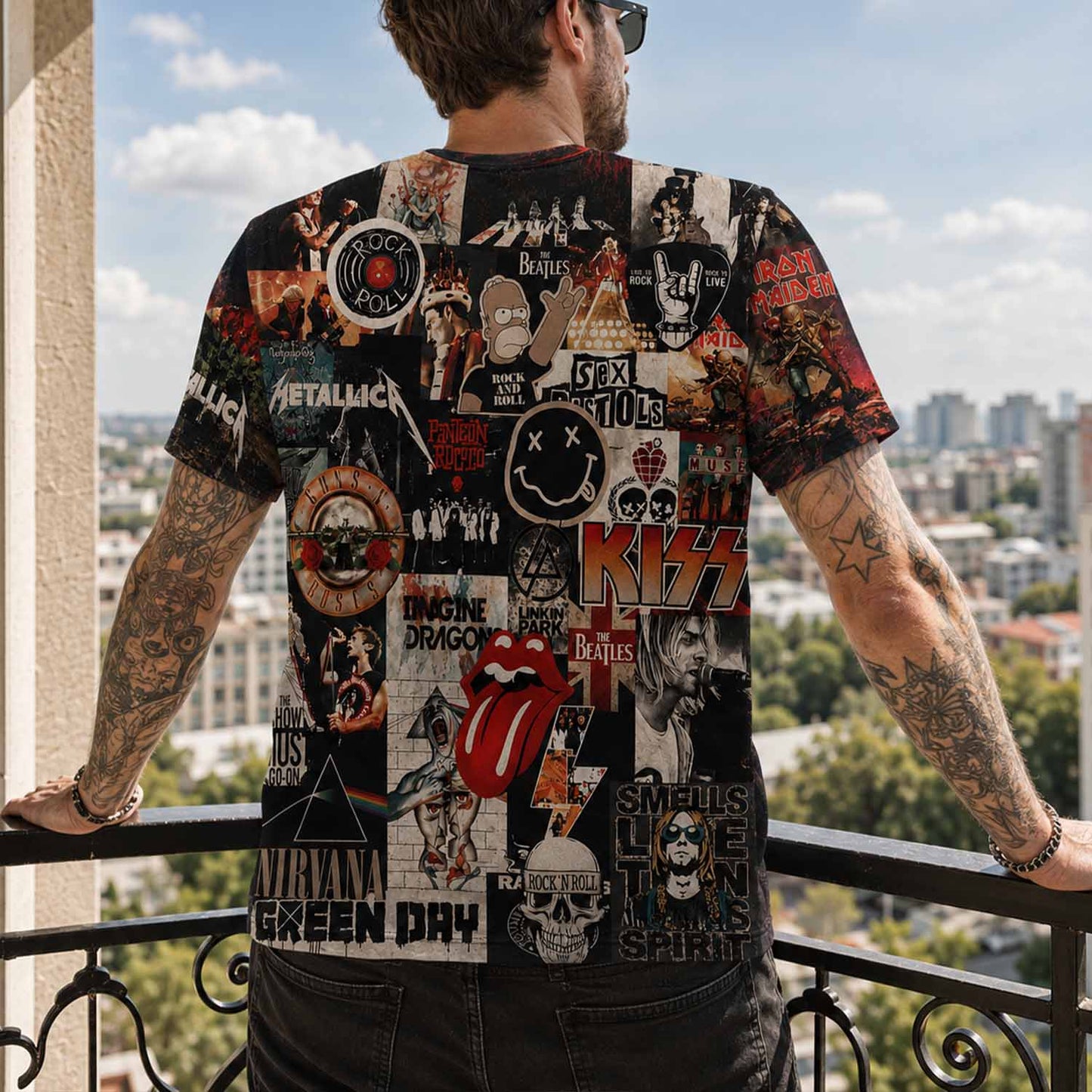 Rock Lover - Classic Legends All Over Print Shirt Version 8