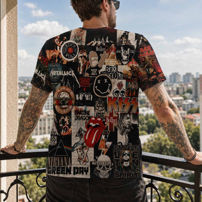 Rock Lover - Classic Legends All Over Print Shirt Version 8