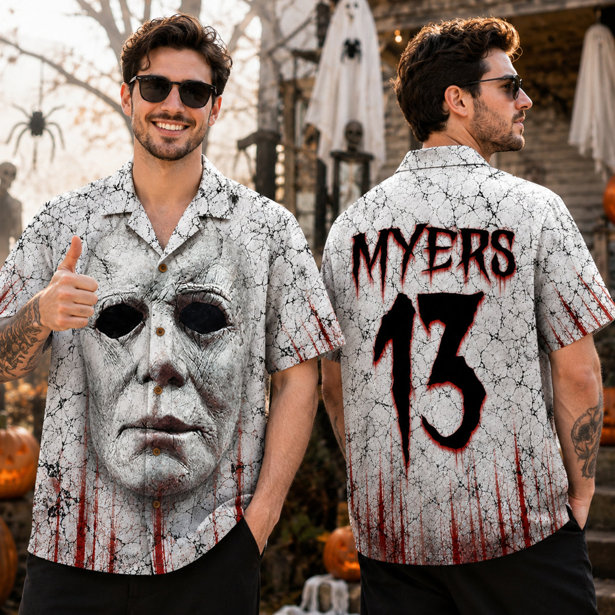 Halloween Horror Hawaiian Shirt